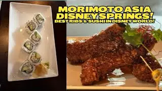 Morimoto Asia Disney Springs!  Best Ribs & Sushi in Disney World!