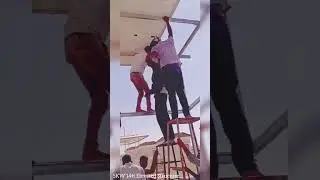 Solar Power System 5kw installation 14ft height Elevated Structure