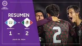 2024 U-20 Championship | Guatemala vs Mexico | Grupo C