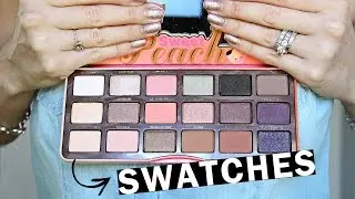 Too Faced Sweet Peach Palette SWATCHES & Mini Review!