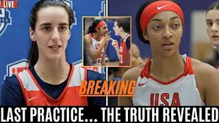 Angel Reese Walks Out After Heated Moment with Caitlin Clark at Team USA Practice