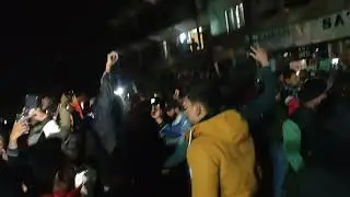 How people celebrate New Year on Mall Road in Manali