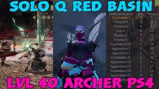 Lvl 40 Archer Solo Q Red Basin PvP -Bless Unleashed