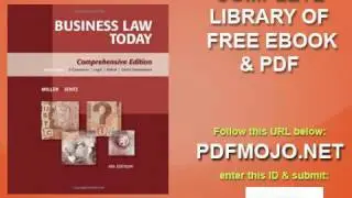 Business Law Today Comprehensive