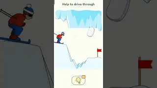 How did he cross that? 😱 Ice Puzzle Challenge! ❄️ #shorts #puzzle