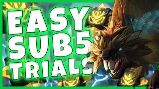 Dauntless Gnasher trials - EASIEST sub 5 build and guide