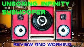 Unboxing & Working of Infinity  Primus  1270 Sub Woofer