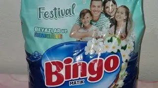 Black, Dark & Red Washing with New Bingo Festival Powder Detergent 💣💥🎉🌿🪴🍏🥝