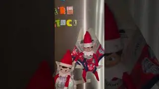 Help We&rsquo;re Stuck! | Elf on the Shelf Ideas 🧝💡 #christmas #elfontheshelf
