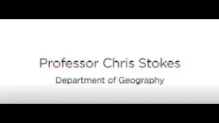 A research interview with Professor Chris Stokes