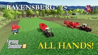 RAVENSBERG #25 - ALL HANDS! - Farming Simulator 19 Let's Play FS19 with SEASONS