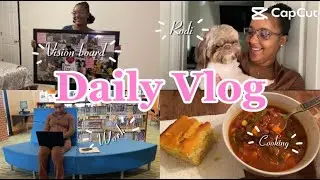 Spend a Day With Me | Productive Day in My Life, Errands, Vision Board & Cooking