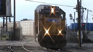 UP 1010 on the Oxnard Local working at Oxnard yard 1-28-26