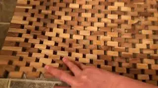 Natural Bamboo Bath Mat, Wooden Door Mat Kitchen Floor Bath Rug Review