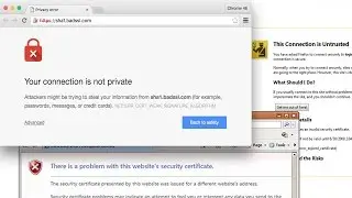 How to fix security certificate error in (Google Chrome,Internet explorer) 100% working!!!!!(HD)