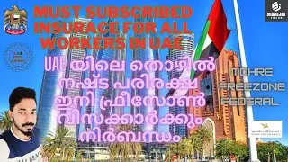UAE Job Loss Insurance||Freezone & Federal Employees||ILOE||Malayalam||SHANAJAK VISION||Speekzzz