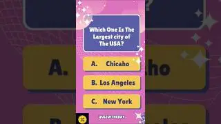 Which one is the largest city of USA ??#usahistory #usashorts #newyork #viralshorts ##usaknowledge