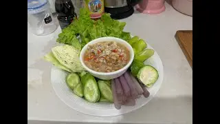 ទឹកគ្រឿង | Khmer Fish Paste Dip ( Teuk Kreung )​ #cooking #shortvideo #fyp #viral #food #trending 