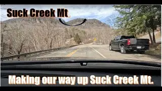 Driving Suck Creek Rd from the bottom of Signal Mt  TN to Whitwell, TN Part 1 of 2