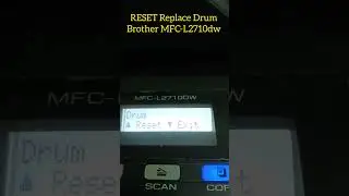 HOW To RESET Replace Drum For Brother MFC-L2710dw #shorts