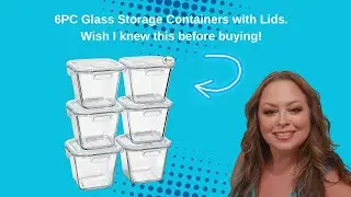 Glass Soup Containers with Lids 32 oz, 4 Cup  #storagecontainers #soup #freezer #leftovers #amazon