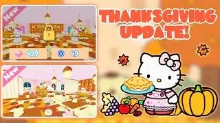 Thanksgiving Update! New Blueprints! | Roblox My Hello Kitty Cafe | Riivv3r