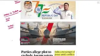 26 January 2026 | The Hindu Newspaper Analysis UPSC | The Hindu Today | The Hindu Editorials UPSC