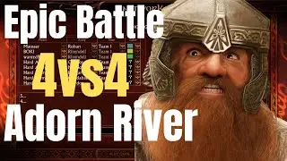 Mausser & Boki Lead the Charge at Adorn River | BFME 1 v2.22 Epic Battle