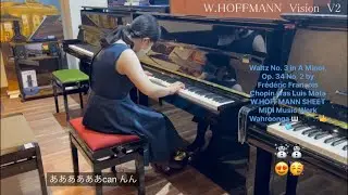 Waltz No. 3 in A Minor, Op. 34 No. 2 - Chopin (Magic Tiles 3) | [Luis Mota]