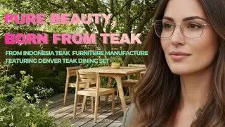 Outdoor Teak Dining Set by Indonesia Teak Furniture Manufacturer; Denver Dining