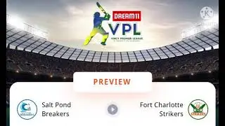 VPL Match no. 9 Salt Pond Breakers v/s Fort Charlotte Strikers...