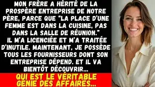 P&egrave;re ： ＂Ton exp&eacute;rience est en cuisine  Ton fr&egrave;re dirigera l&rsquo;entreprise ＂
