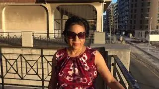 BDMV 261 Aruna & Hari Sharma Nervion River view at Zarandoa Etorb , 15 Bilbo, Bizkaia Aug 17, 2019