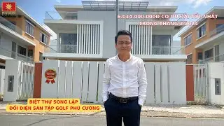 Biệt thự đối diện sân tập golf phú cường