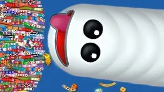 🐍 worm zone magic gameplay hacked biggest snake Big food unlimited score unlimited kill top 1