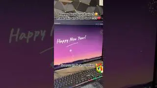 Happy New Year Project 🎉 ✨️ in HTML CSS and JavaScript #htmlcssjavascript #code