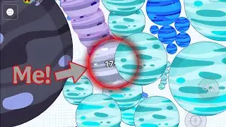 GALAXY MODE ACTIVATED 🪐 (AGARIO MOBILE)