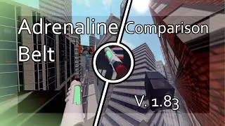 Roblox Parkour | [V. 1.83] Adrenaline Belt Comparison
