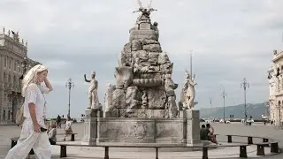 Trieste  Walking, tour 4K (Voice & Bike)