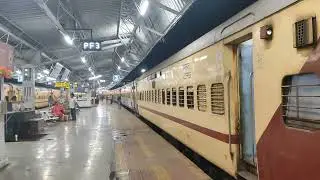 17308 Bagalkot Mysuru Basava Express Announcement at #solapurrailwaystation