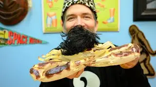 Archie McPhee Archives with Mr. Q: A giant lemon, a hamburger timer, and glow in the dark animals.