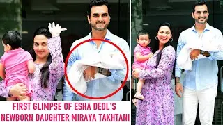 First Glimpse of Esha Deol's Newborn Daughter Miraya Takhtani