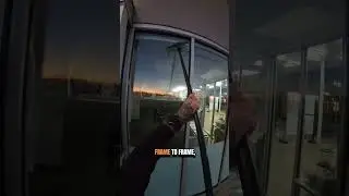 FRAME To FRAME VS Clearing The Sides | Window Cleaning Techniques #windowcleaning