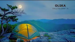 SOLO CAMPING On The Rock At The Top of The Mountain || Cooking And Sleeping || ASMR [Episode - 06]
