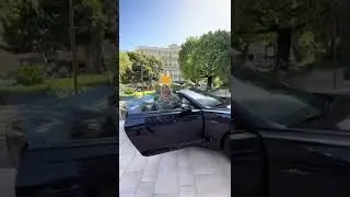 MODEL DRIVING SUPERCAR IN MONACO #monaco #luxury #bentley #models