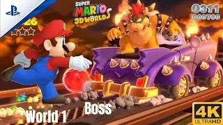 Super Mario 3D Game | World 1| Boss 1| ULTRA Graphics Gameplay| [4k60FPS] #gaming #ps5 #gamehubpoint