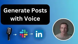 Generate LinkedIn Content with Your Voice (Slack/Make.com/ChatGPT)