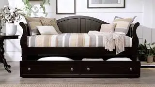 Wallace Traditional Wood Slat Daybed and Trundle by iNSPIRE Q Classic