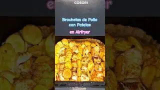 🍢🍗 Brochetas de Pollo con Patatas en Airfryer 🍟🍡  #receta  #recetas
