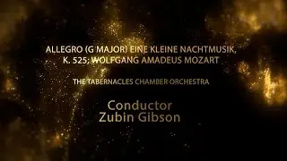 Mozart: Eine kleine Nachtmusik: The Tabernacles Chamber Orchestra conducted by Zubin Gibson